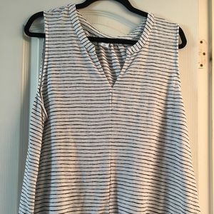Old Navy Black and White Striped Tank